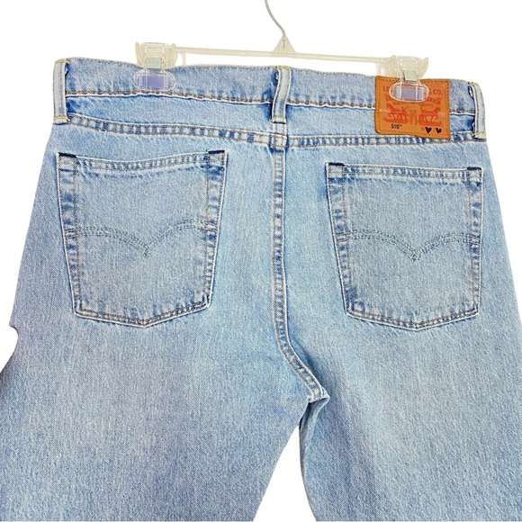 Levi’s 510 Custom Jeans Waist 30 31 Womens Size 10 12 Upcycled Vintage Denim - Picture 3 of 15